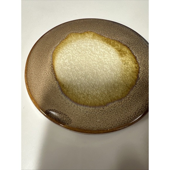 Glazed Stoneware Coaster 4x4 - Picture 3 of 4